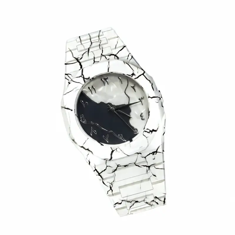 Marble Arabic Aura Watch with Marble Dial - Image 2