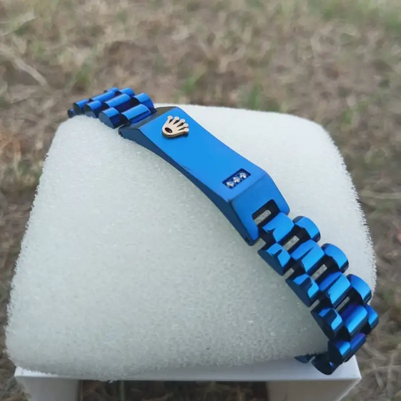 Blue Rolax Crown Jubilee Bracelet for Men - Image 2